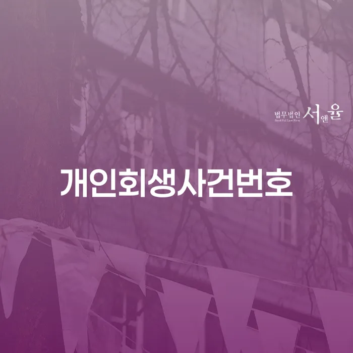 개인회생제도 개인회생으로 해결 조심스럽게