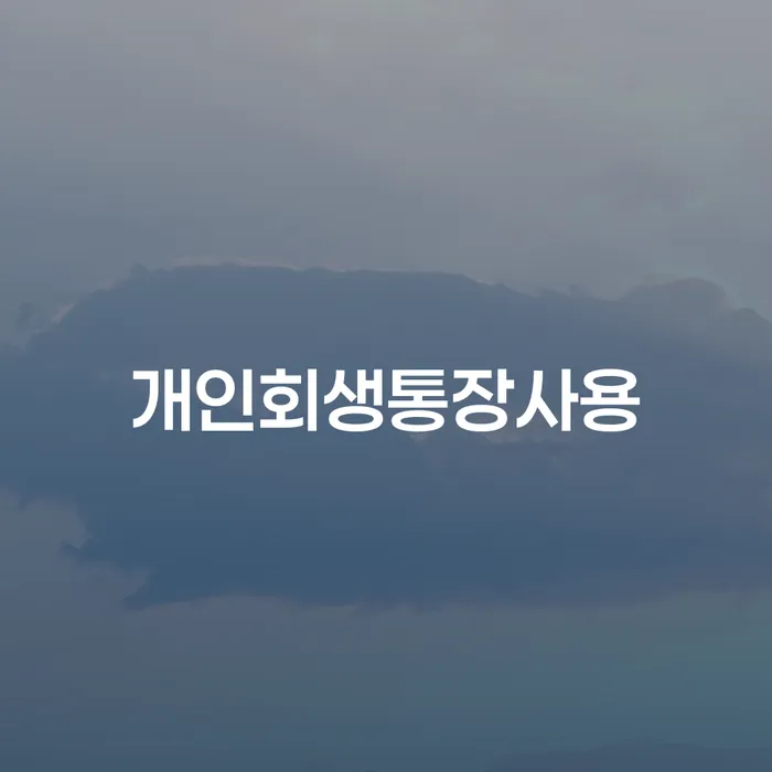 개인파산 개인회생 처리방법 신청장점