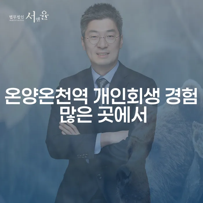 온양온천역 개인회생 경험 많은 곳에서