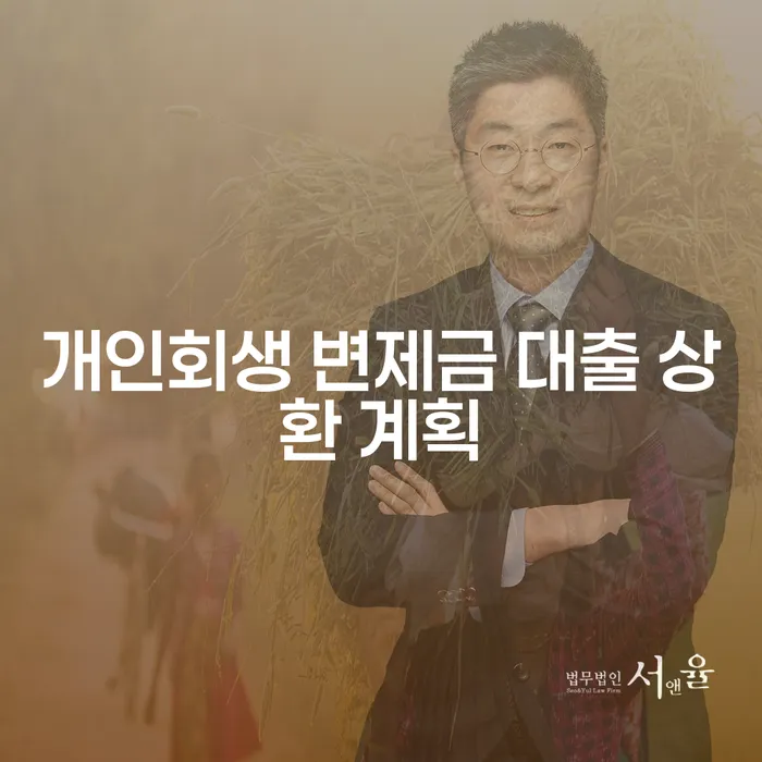 개인회생 변제금 대출 상환 계획: 어떻게 효율적으로 관리할 수 있을까요?
